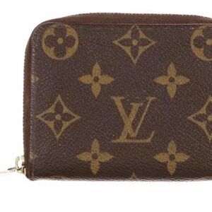 ***SOLD*** Louis Vuitton Brown Monogram Zip Wallet